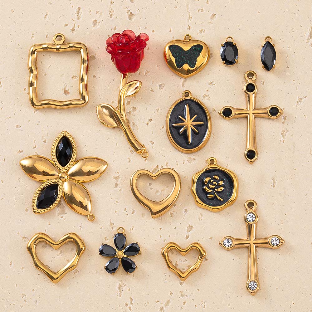 2pcs Stainless Steel Flower Cr - Embellishment Crafts avis et prix
