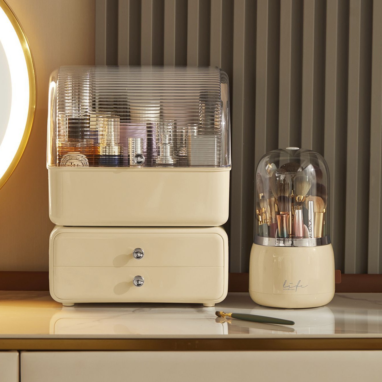 Desktop Cosmetics Storage Box  - Craft Embellishment Storage avis et prix