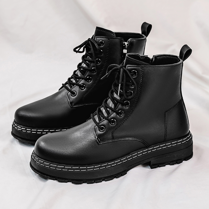 Men's 4-Season Black Patent Le - Guipure Lace Panel avis et prix
