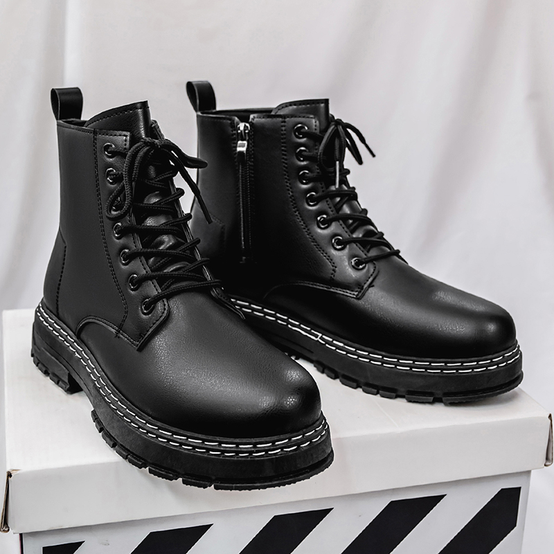 Men's 4-Season Black Patent Le - Guipure Lace Panel avis et prix