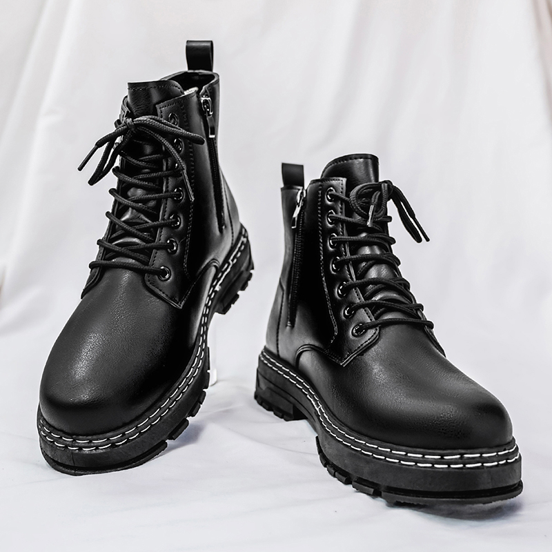 Men's 4-Season Black Patent Le - Guipure Lace Panel avis et prix