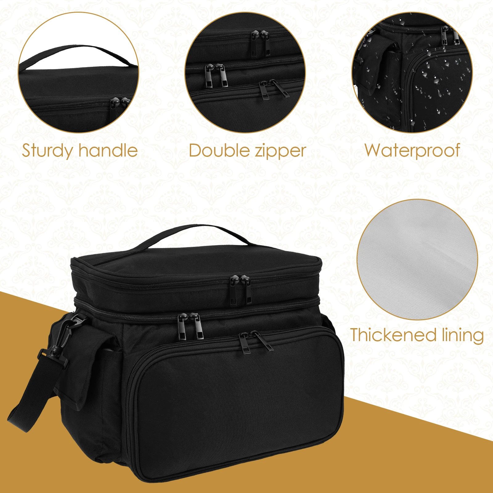 Large Sewing Bag Wool Knitting - Craft Embellishment Storage avis et prix