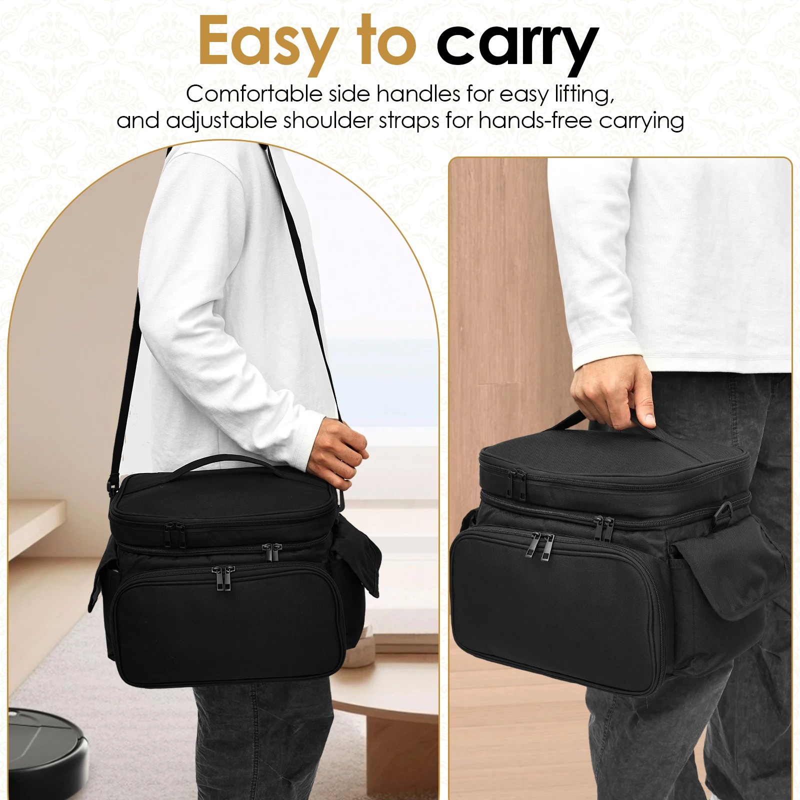 Large Sewing Bag Wool Knitting - Craft Embellishment Storage avis et prix