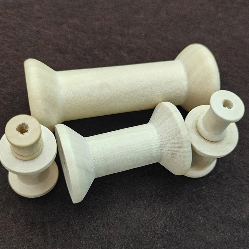 10/5Pcs Mini Wooden Bobbins Em - Organza Ribbon Spool avis et prix