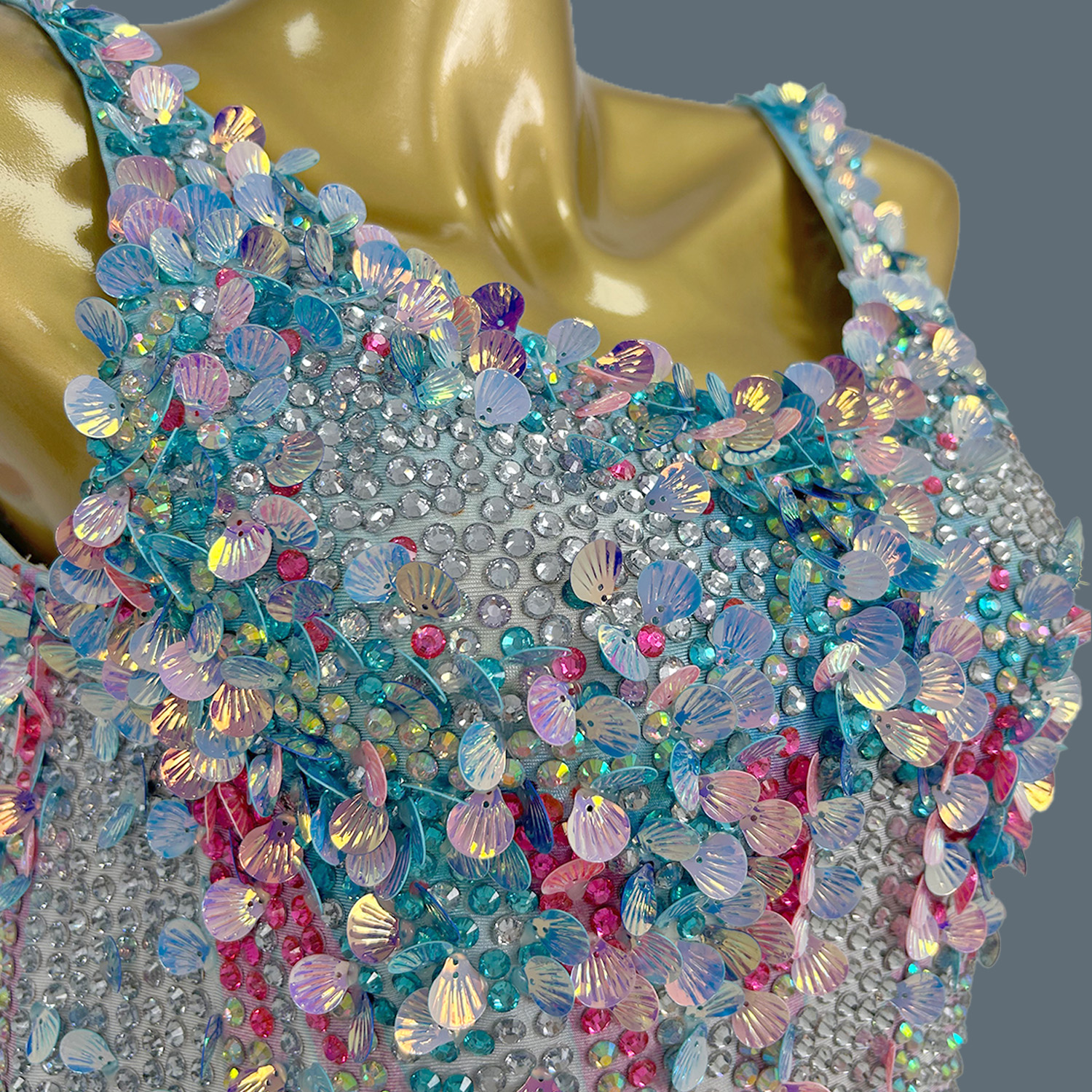 Women Sexy Stage Rhinestones S - Rhinestone Banding Trim avis et prix