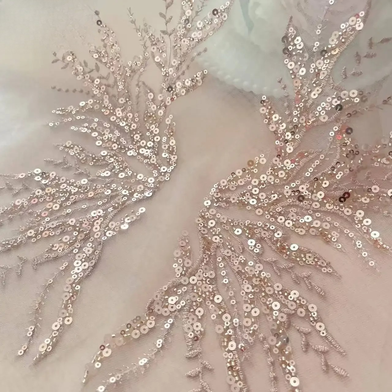 5Pair-2Pair.Rose Gold Sequin T - Applique Patch Flower avis et prix
