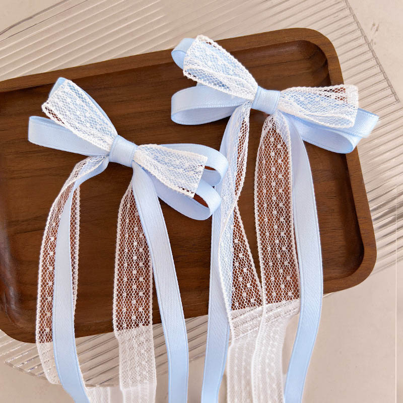 Sweet Children Bowknot Hairpin - Tassel Fringe Trim avis et prix