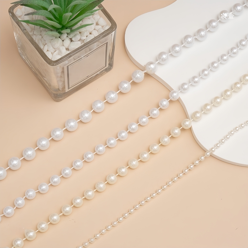 2/5m ABS Imitation Pearl Bead  - Pearl Trim Chain avis et prix