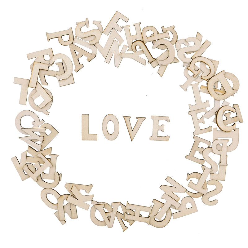 100pcs Letters Wooden Alphabet - Embellish Craft avis et prix