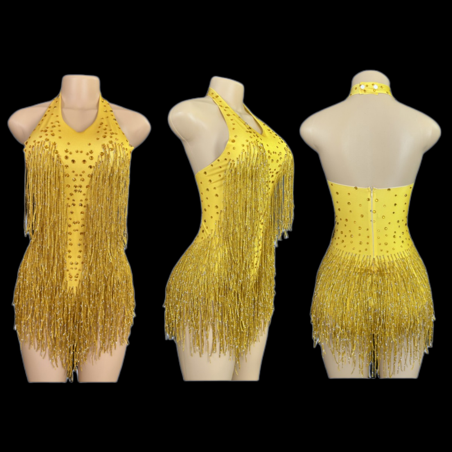 Sparkly Rhinestones Fringe Bod - Rhinestone Banding Trim avis et prix