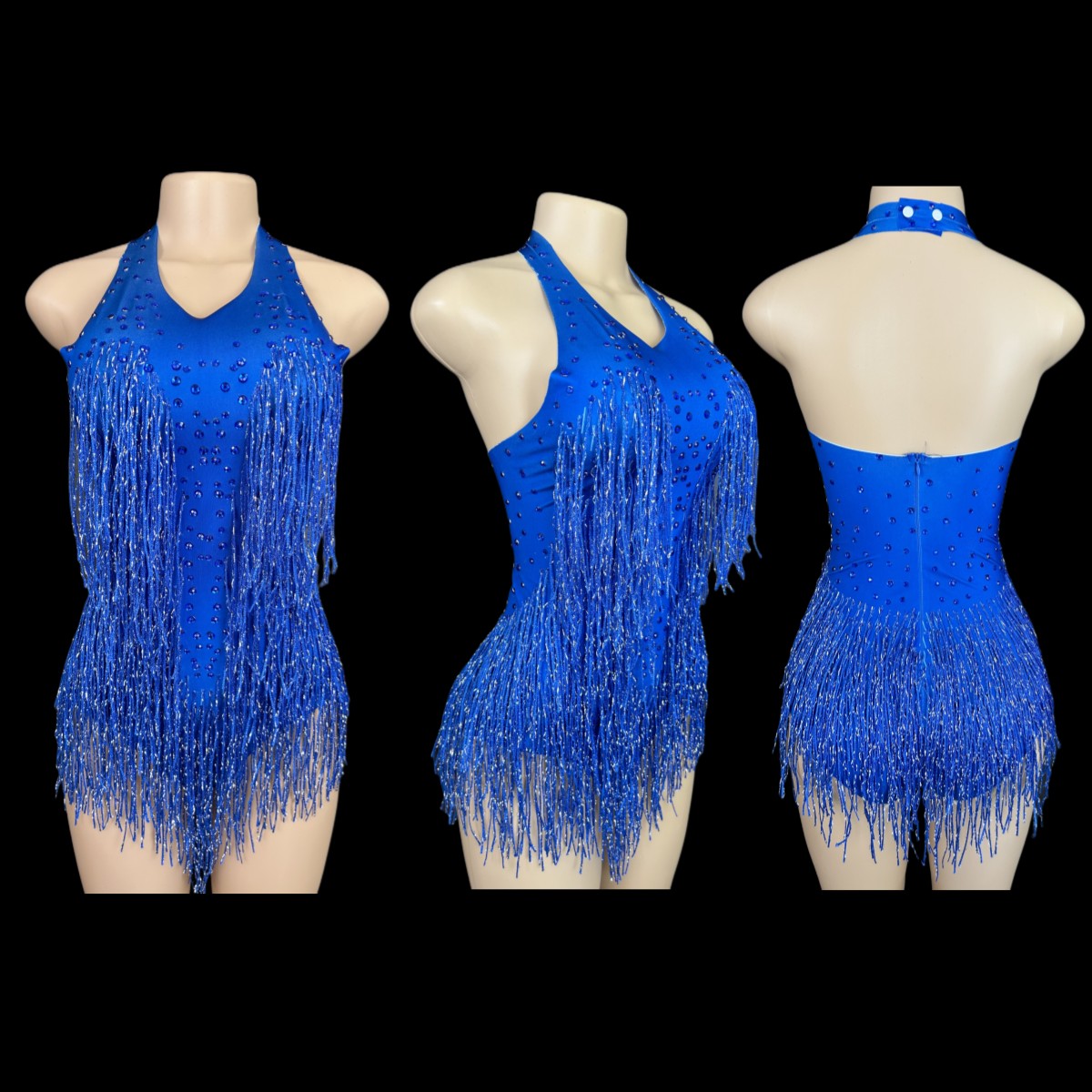 Sparkly Rhinestones Fringe Bod - Rhinestone Banding Trim avis et prix