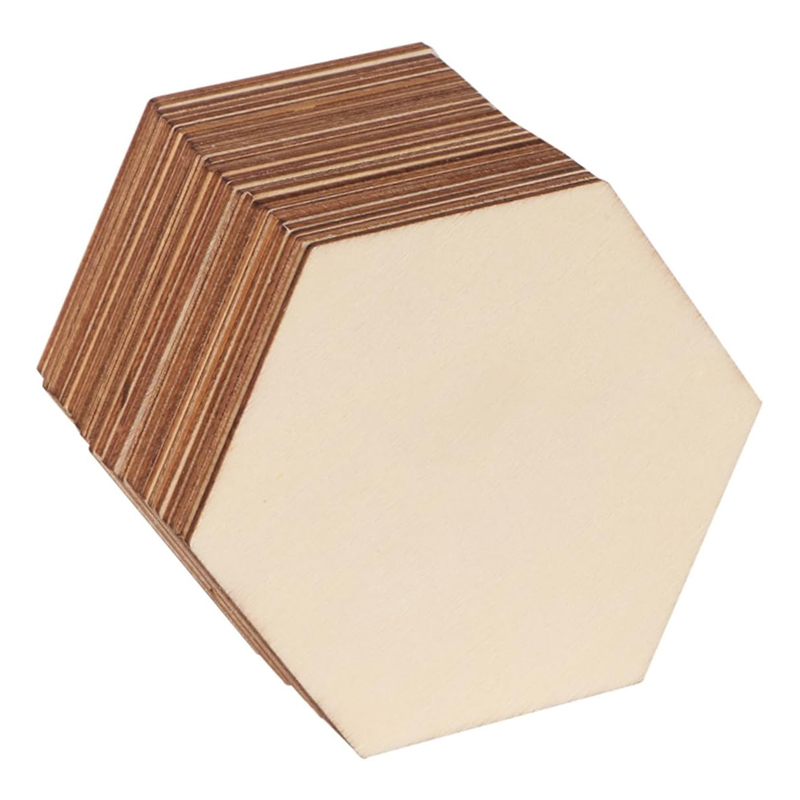 20pcs 20cm Hexagon Unfinished  - Embellish Craft avis et prix