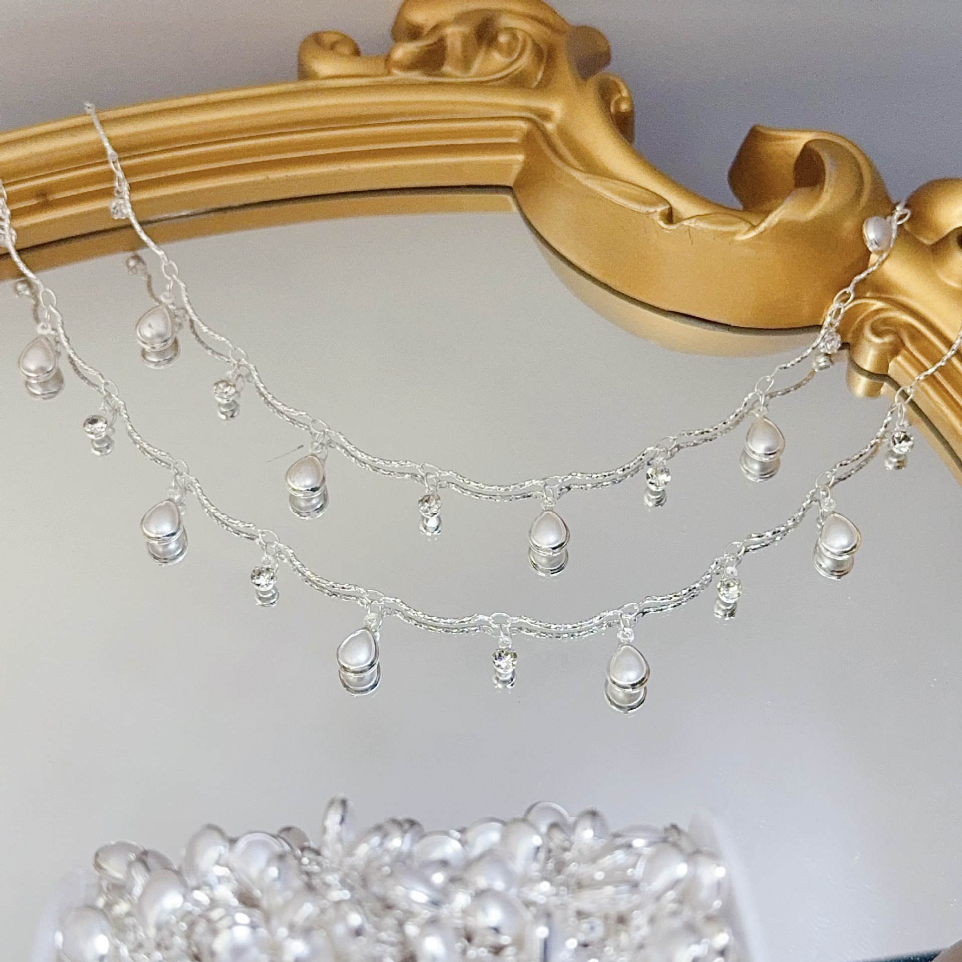 0.5/1/2M Exquisite Curved Stic - Pearl Trim Chain avis et prix