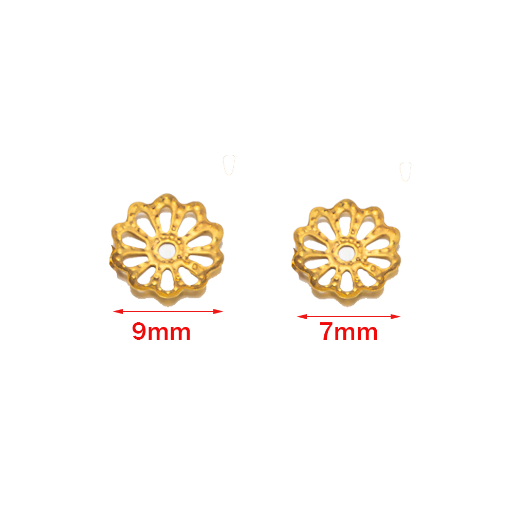 200pcs 7/9mm Filigree Flower H - Embellishment Crafts avis et prix