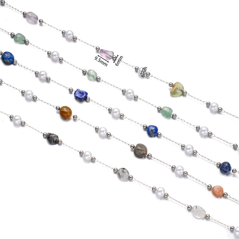 1Meter/Lot Stainless Steel Irr - Pearl Trim Chain avis et prix