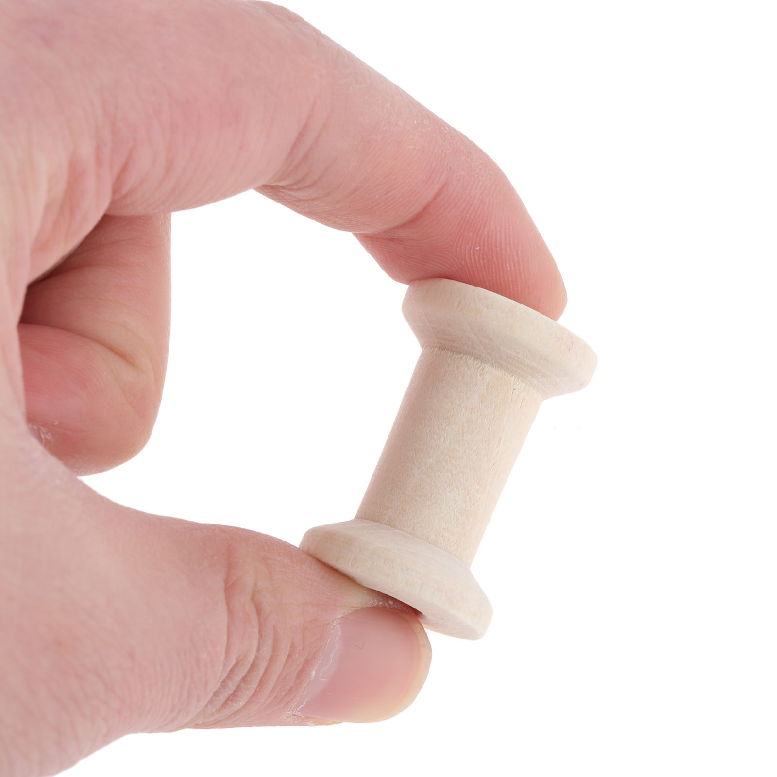 10Pcs Sewing Wooden Bobbins Sp - Organza Ribbon Spool avis et prix