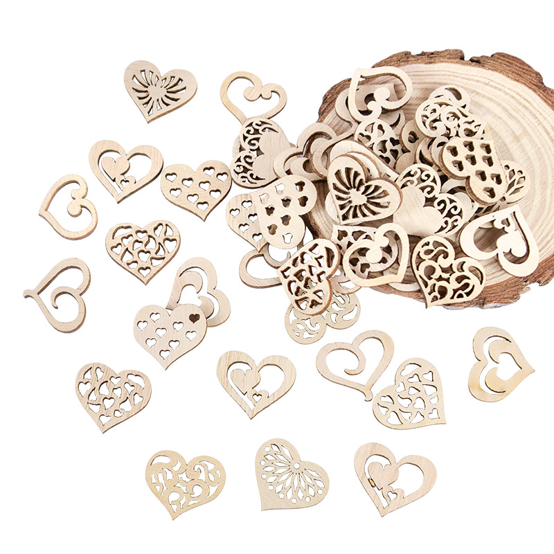 50/100pcs Hollowed Heart Patte - Embellish Craft avis et prix