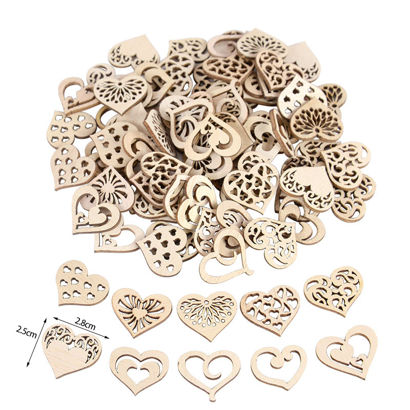 50/100pcs Hollowed Heart Patte - Embellish Craft avis et prix