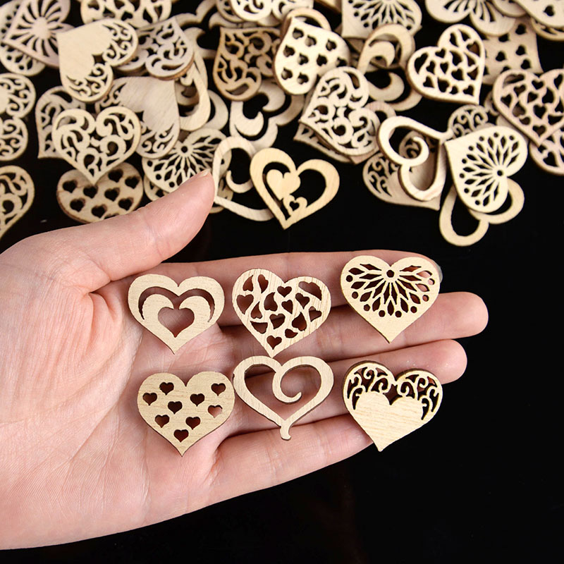 50/100pcs Hollowed Heart Patte - Embellish Craft avis et prix