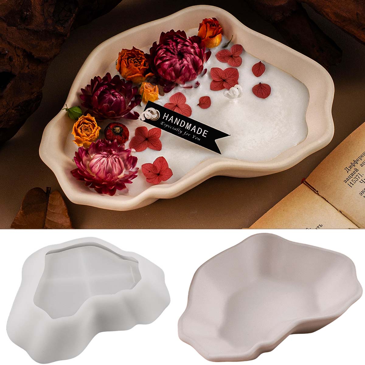 Irregular Candle Bowl Silicone - Craft Embellishment Storage avis et prix