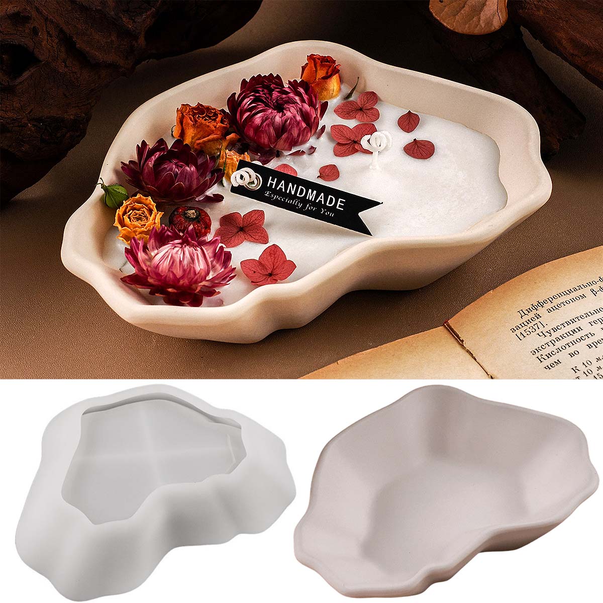 Irregular Candle Bowl Silicone - Craft Embellishment Storage avis et prix