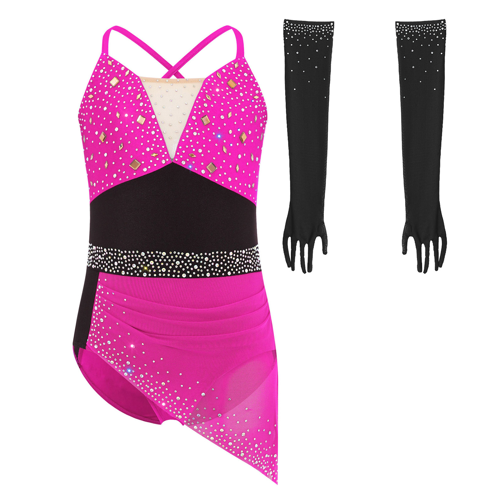 Teen Girls Shiny Rhinestones L - Rhinestone Banding Trim avis et prix