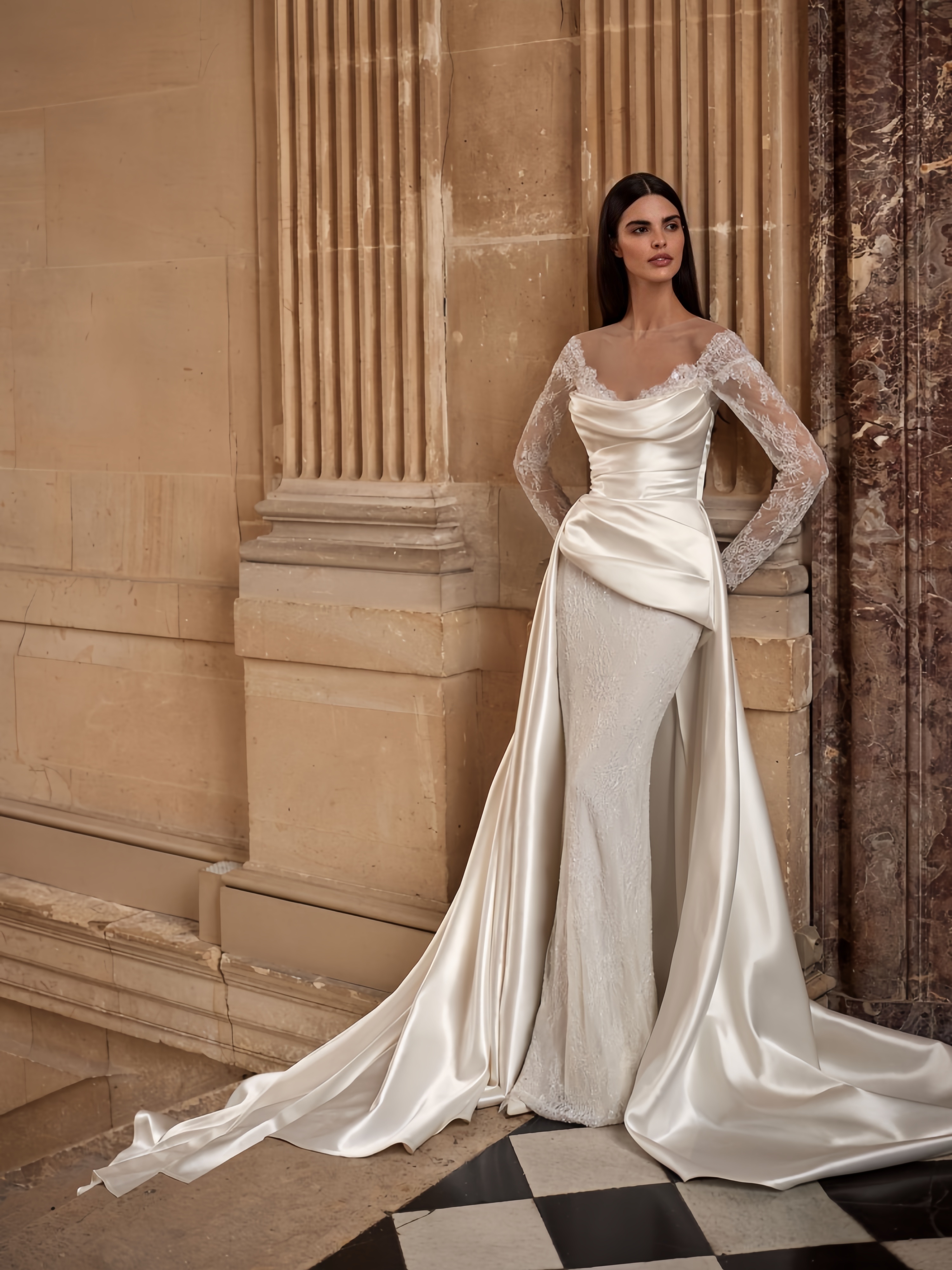 Customisable Elegant Satin-eff - Sequin Fabric Panel avis et prix