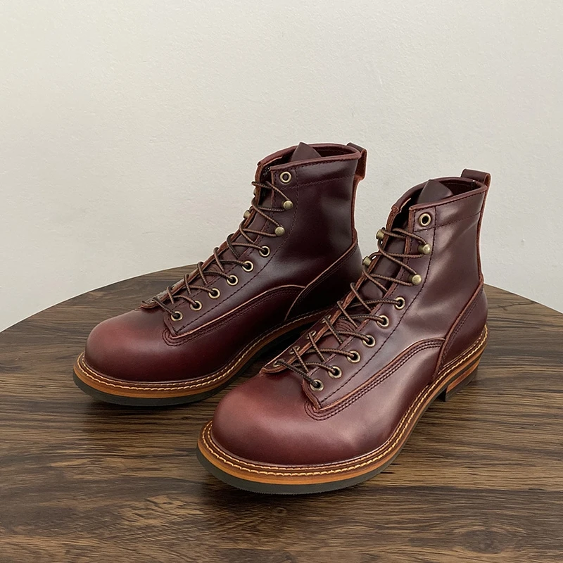 Vintage British Men Ankle Boot - Guipure Lace Panel avis et prix