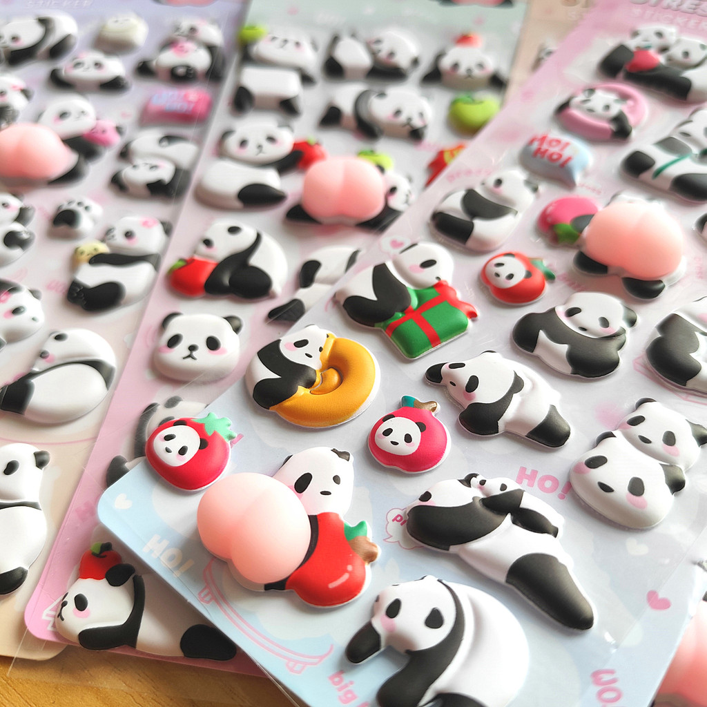 4-Piece Cute Panda Stress Reli - Craft Embellishment World avis et prix