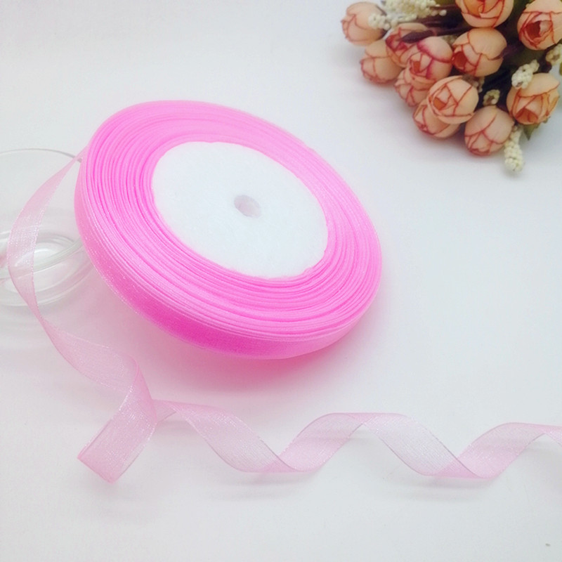 50 Yards 10/20/25mm Width Spoo - Organza Ribbon Spool avis et prix
