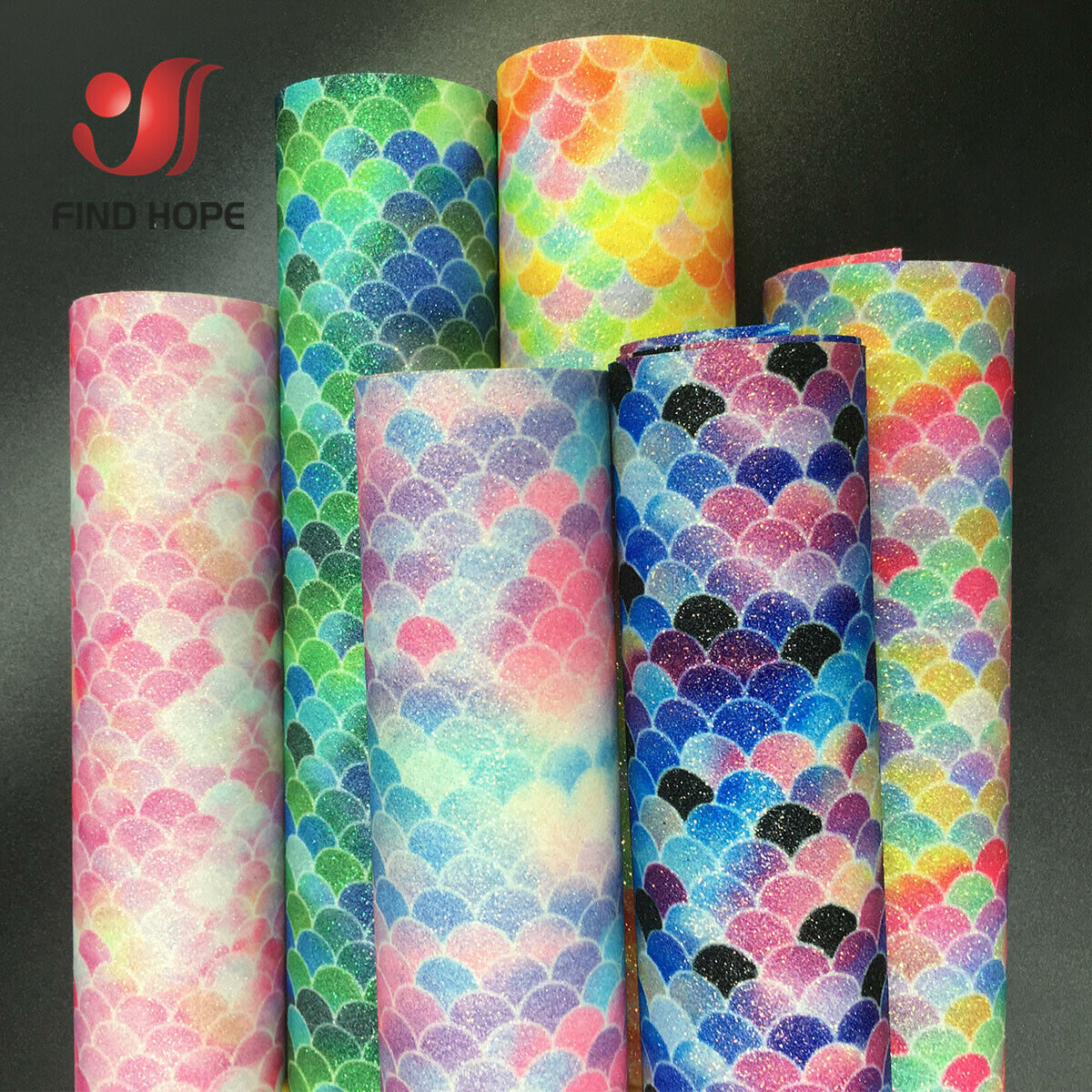 Mermaid Rainbow Iridescent Spa - Glitter Vinyl Roll avis et prix