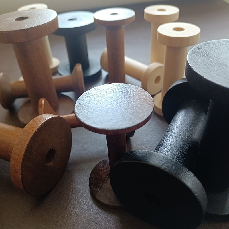 10Pcs/Set Vintage Natural Wood - Organza Ribbon Spool avis et prix