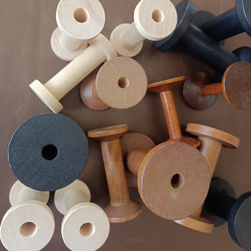 10Pcs/Set Vintage Natural Wood - Organza Ribbon Spool avis et prix