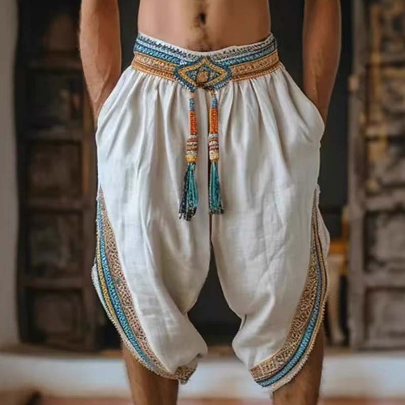 Men's Tassel Elastic Waist Cas - Tassel Fringe Trim avis et prix