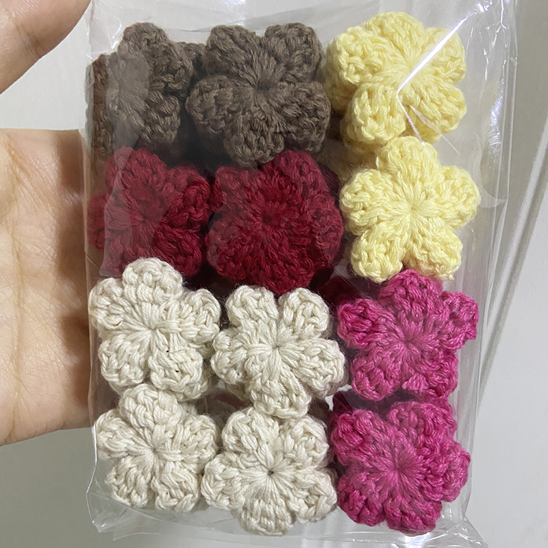 50PCS 3CM Cotton Flower Hand-k - Craft Embellishments avis et prix