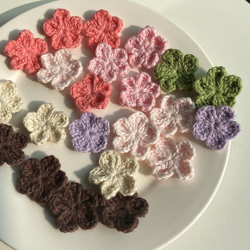 50PCS 3CM Cotton Flower Hand-k - Craft Embellishments avis et prix
