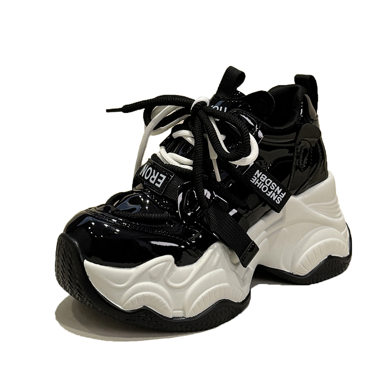 High Platform Sneakers Women 2 - Guipure Lace Panel avis et prix