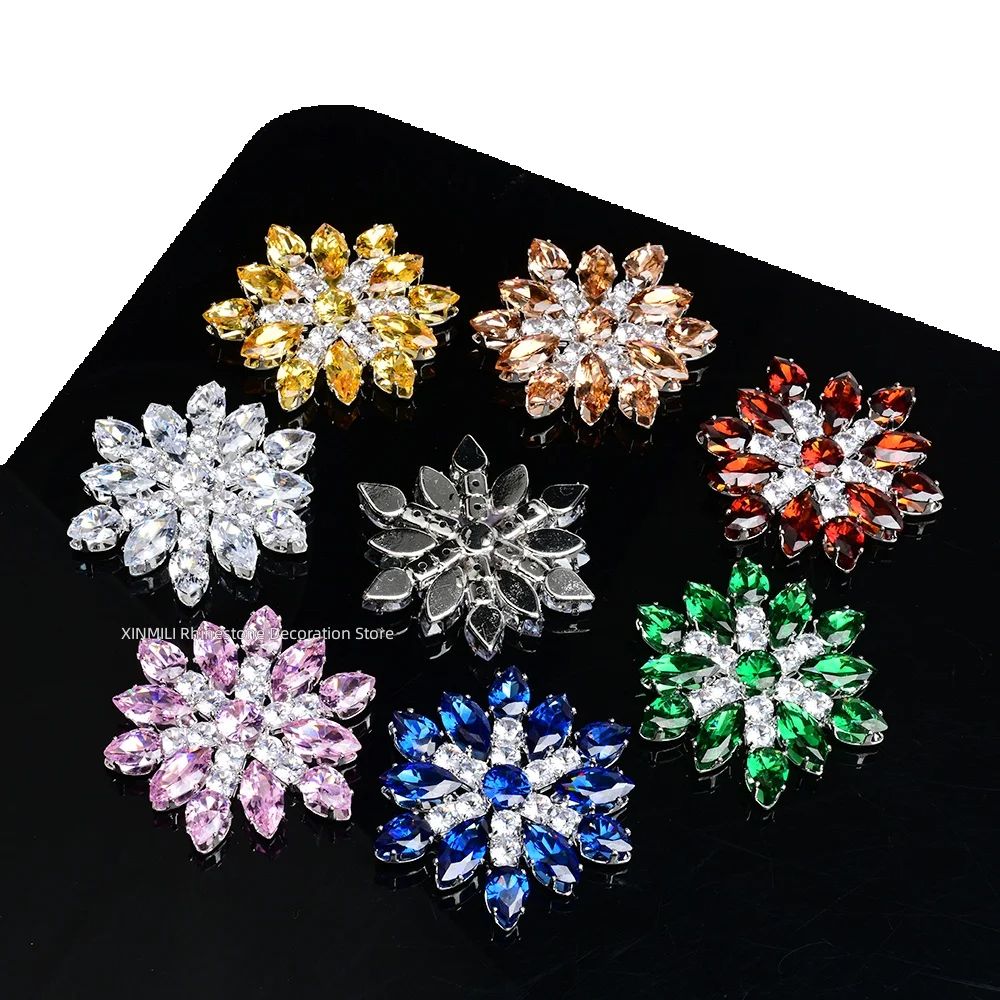 2Pcs Luxury Zircon Crystal Fla - Embellishment Glue Craft avis et prix