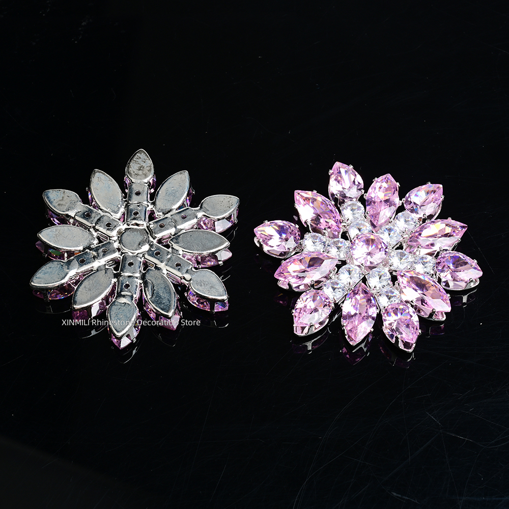 2Pcs Luxury Zircon Crystal Fla - Embellishment Glue Craft avis et prix