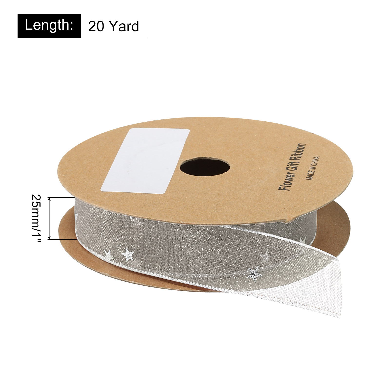 1 Inch 20 Yard Star Organza Sh - Organza Ribbon Spool avis et prix