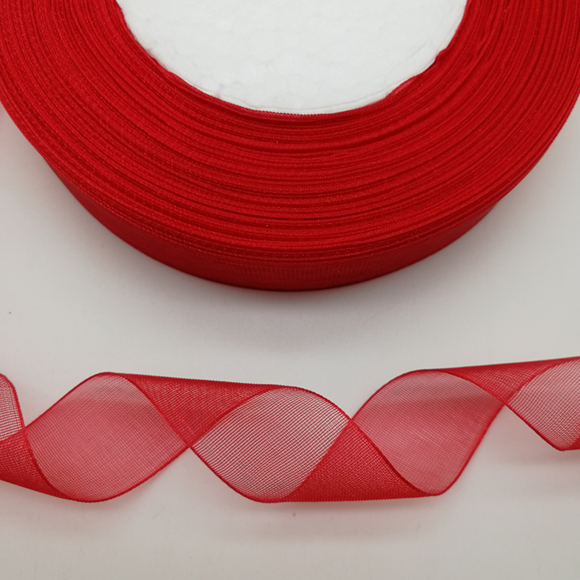 Hot 10mm 50Yards Spool Satin E - Organza Ribbon Spool avis et prix