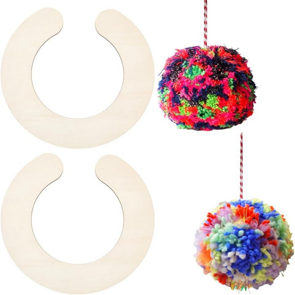 2pcs Wooden Pom Pom Maker Set  - Pom Pom Maker Tool avis et prix