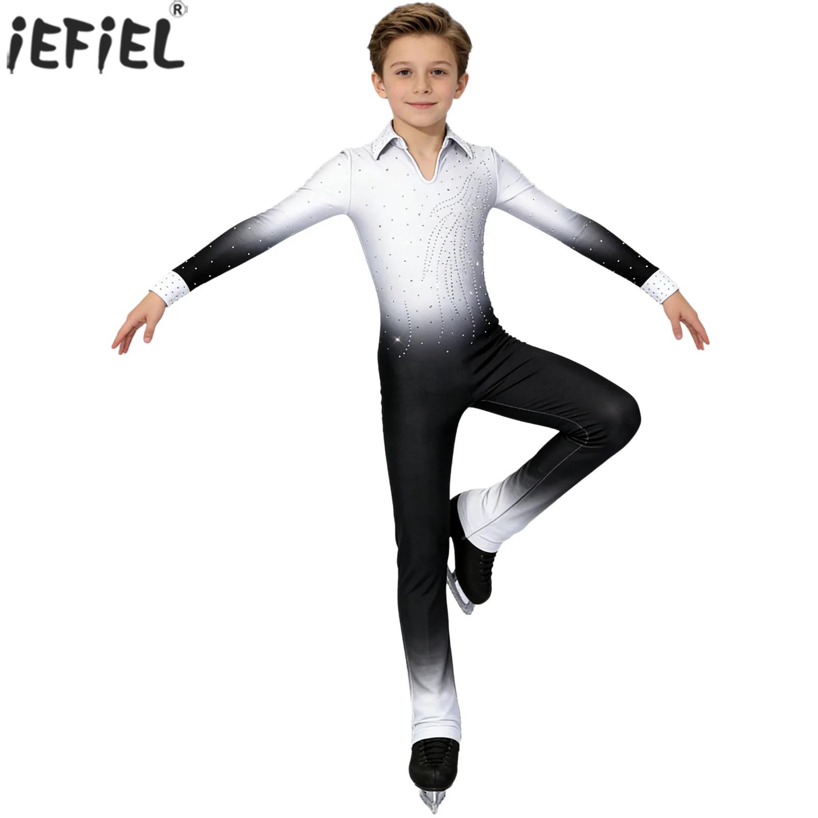 Kids Boys Figure Skating Dance - Rhinestone Banding Trim avis et prix