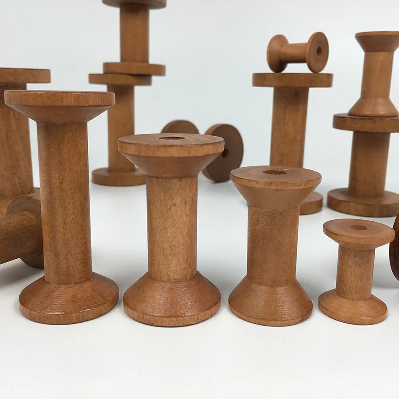 Vintage Wooden Spools DIY Reel - Organza Ribbon Spool avis et prix