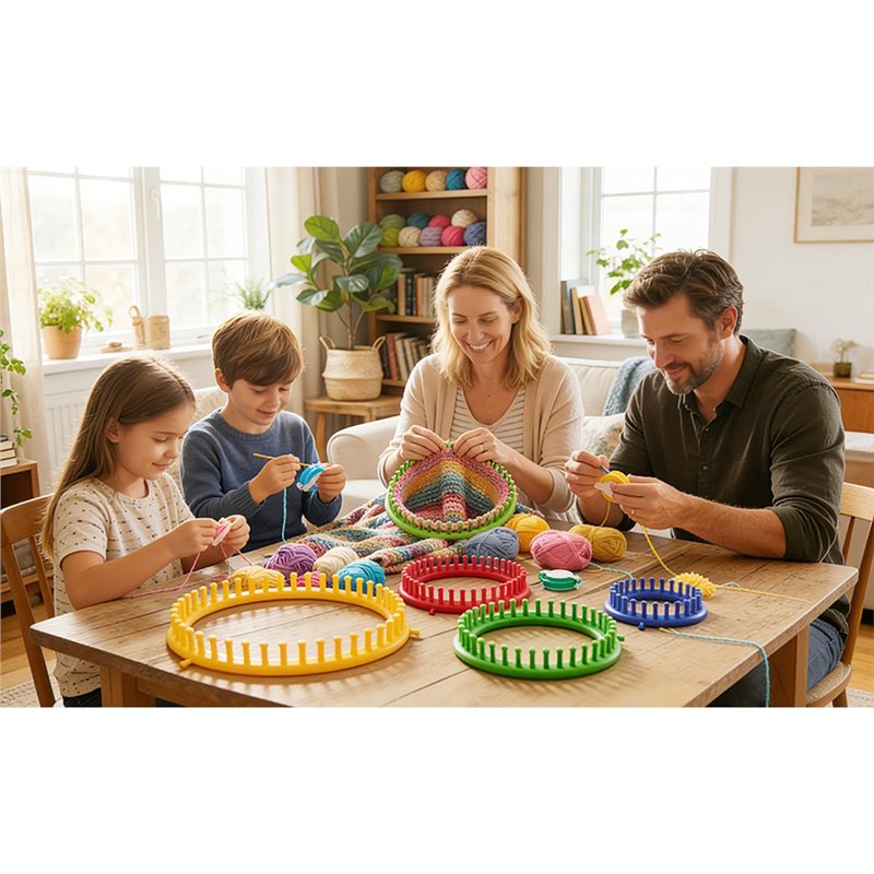 Round Knitting Loom For Hats S - Pom Pom Maker Tool avis et prix