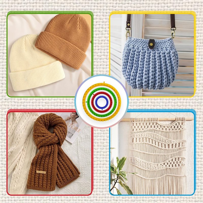 Round Knitting Loom For Hats S - Pom Pom Maker Tool avis et prix