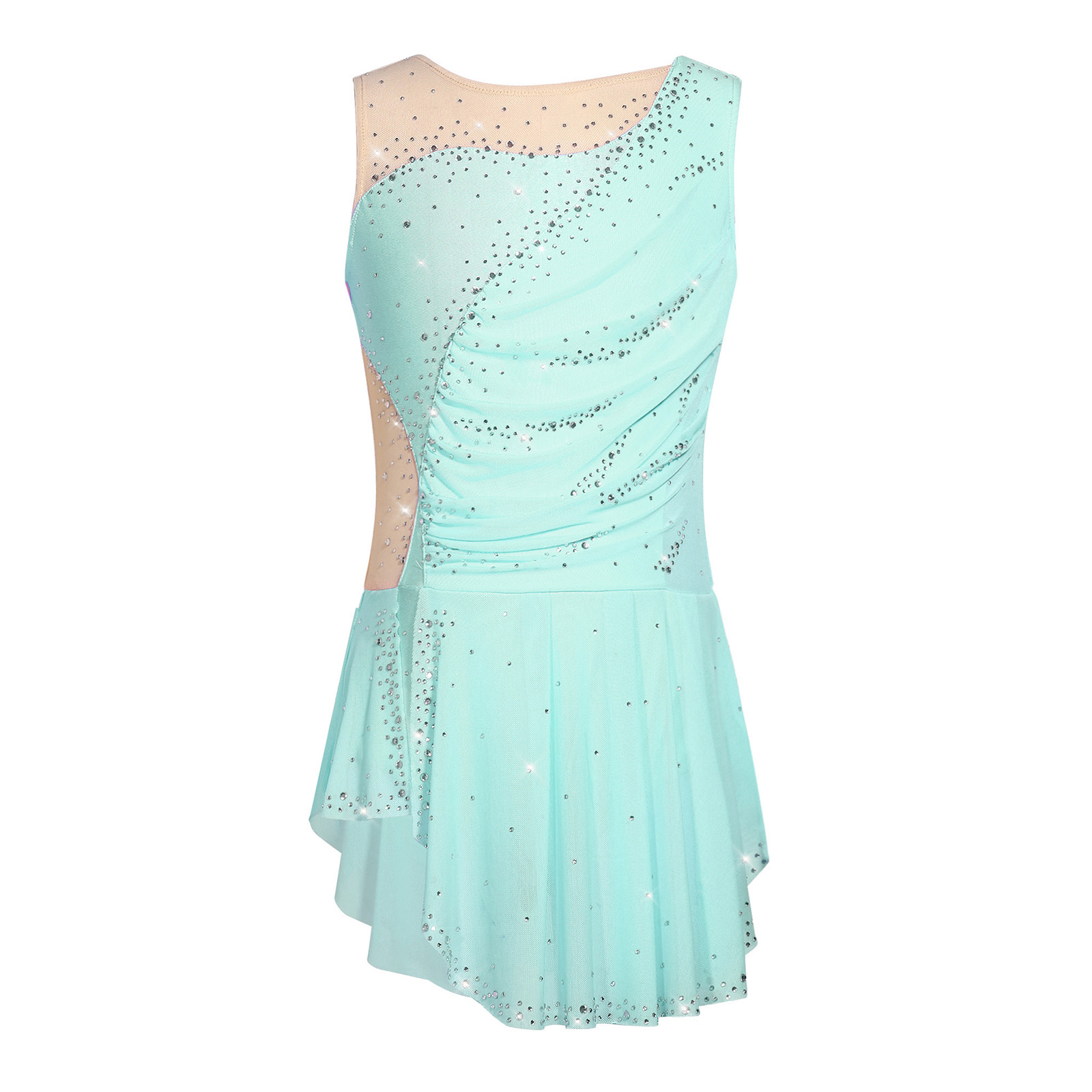 Kids Girls Figure Ice Skating  - Rhinestone Banding Trim avis et prix