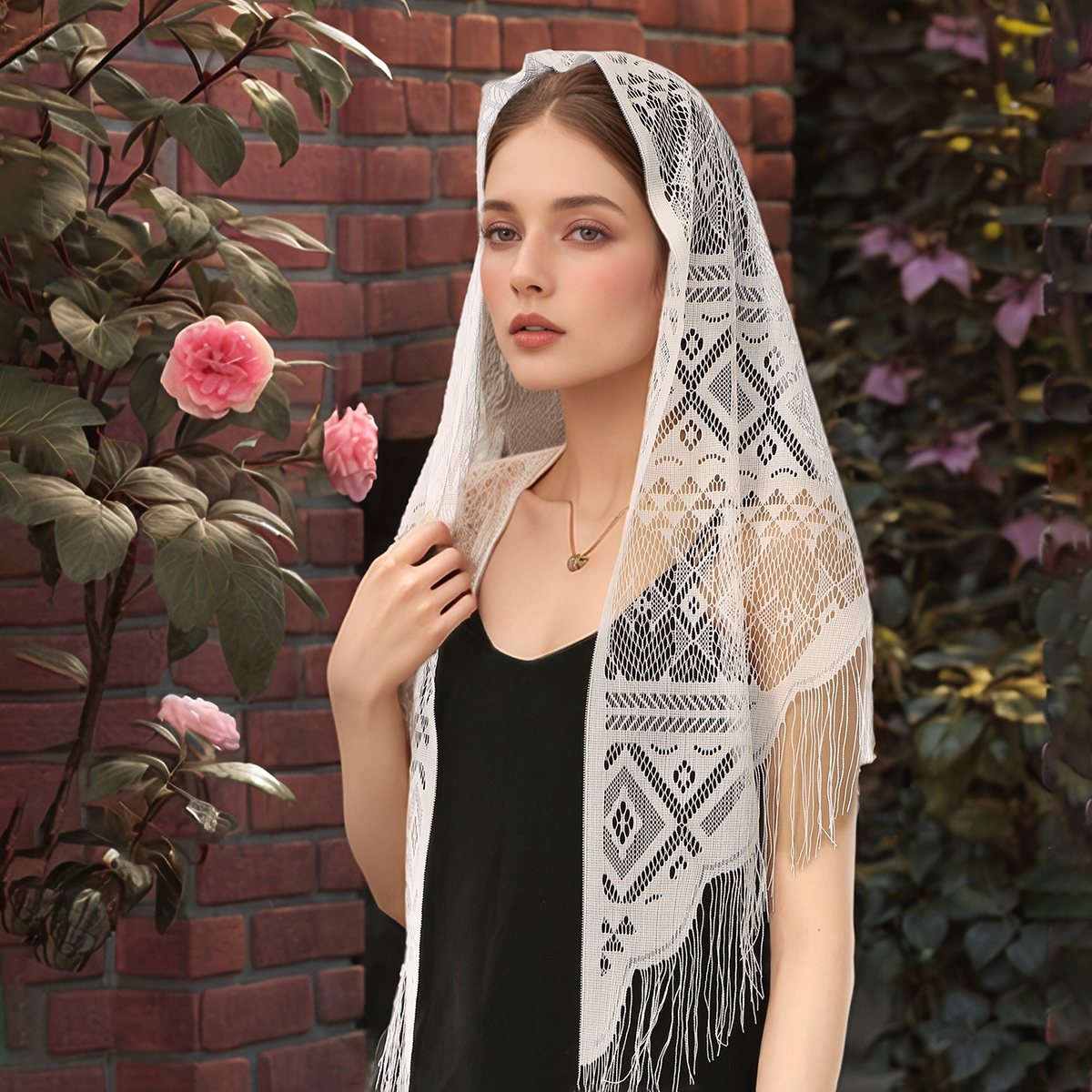 Fashion Lace Embroidery Triang - Tassel Fringe Trim avis et prix