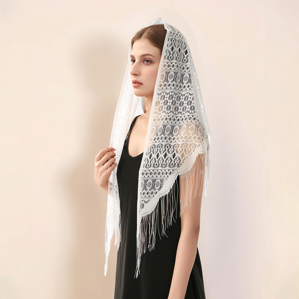 Fashion Lace Embroidery Triang - Tassel Fringe Trim avis et prix
