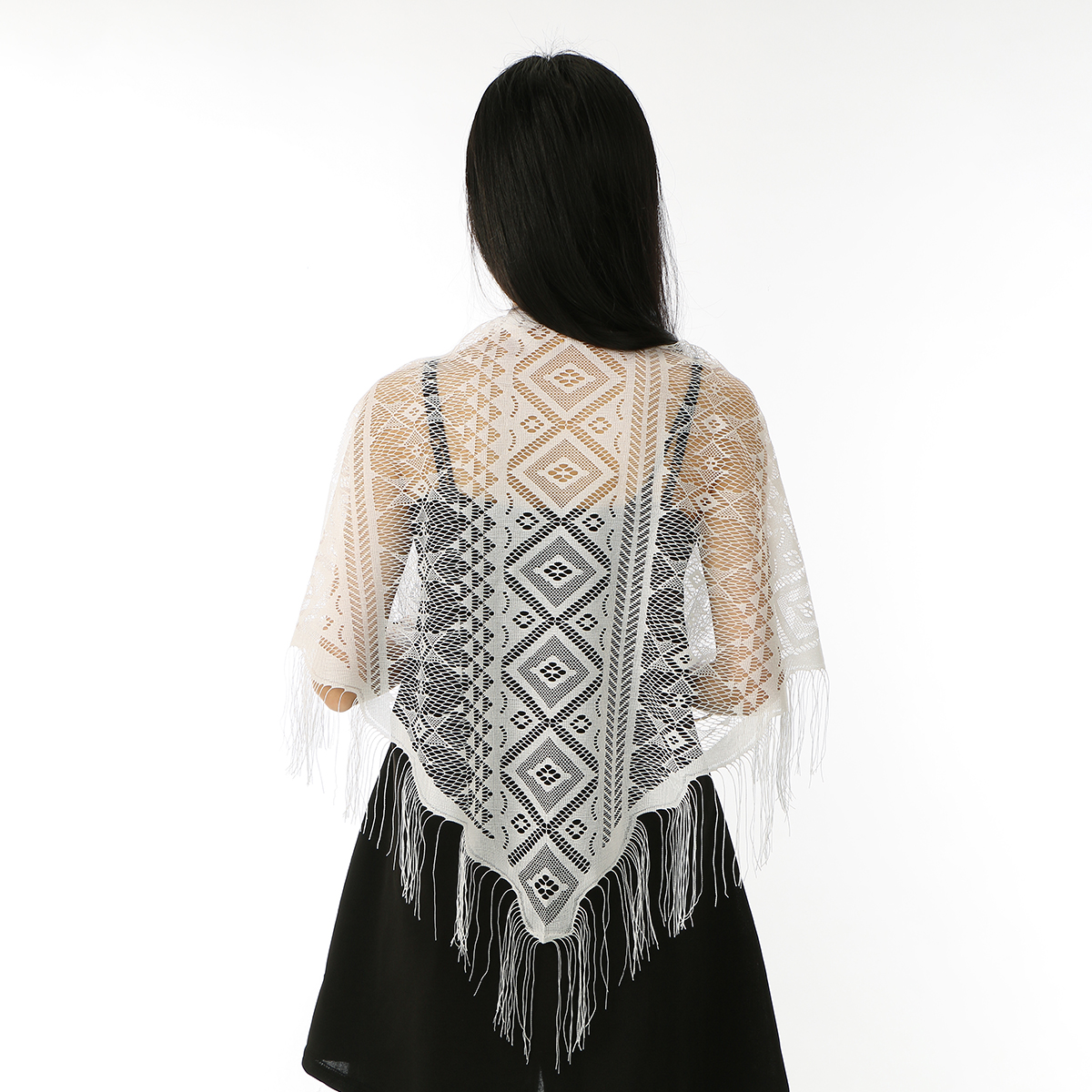 Fashion Lace Embroidery Triang - Tassel Fringe Trim avis et prix